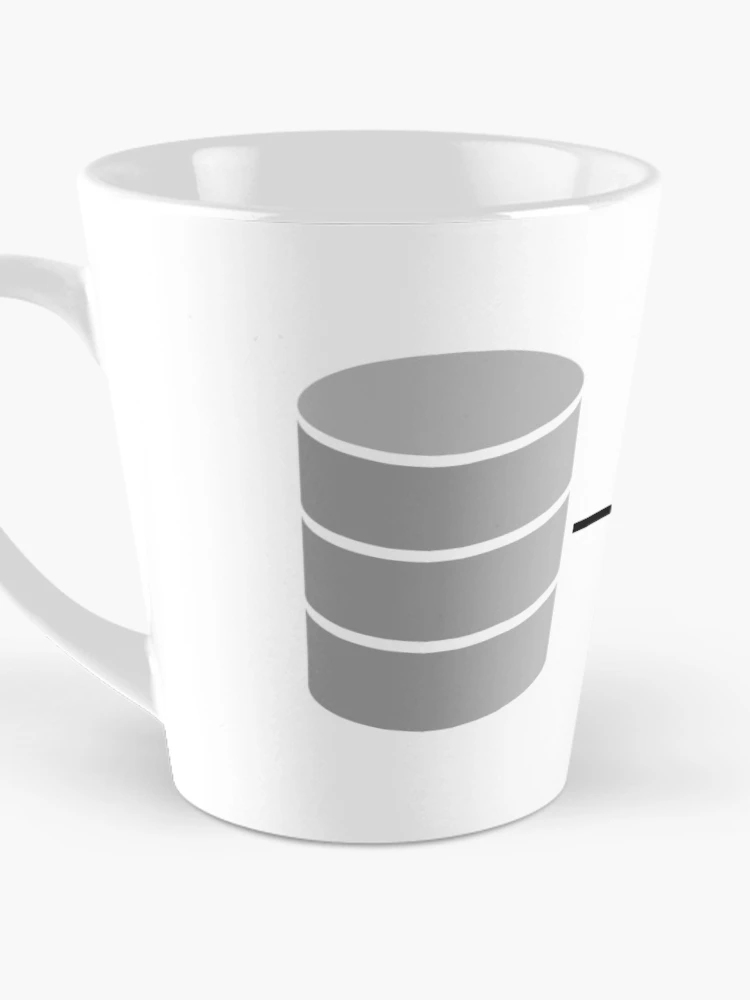 Aperçu 3 sur 4. Mug à café avec l'œuvre Injection SQL créée et vendue par chonerd.