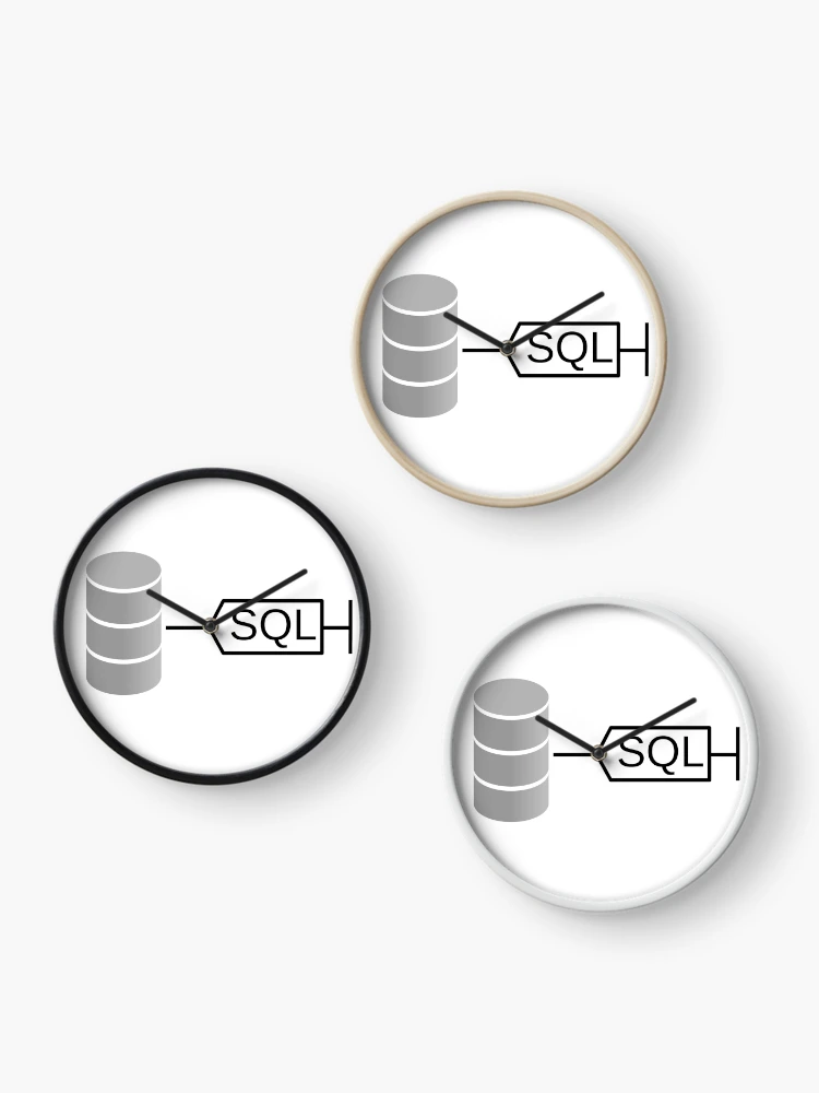 Thumbnail 3 of 4, Clock, SQL Injection designed and sold by chonerd.