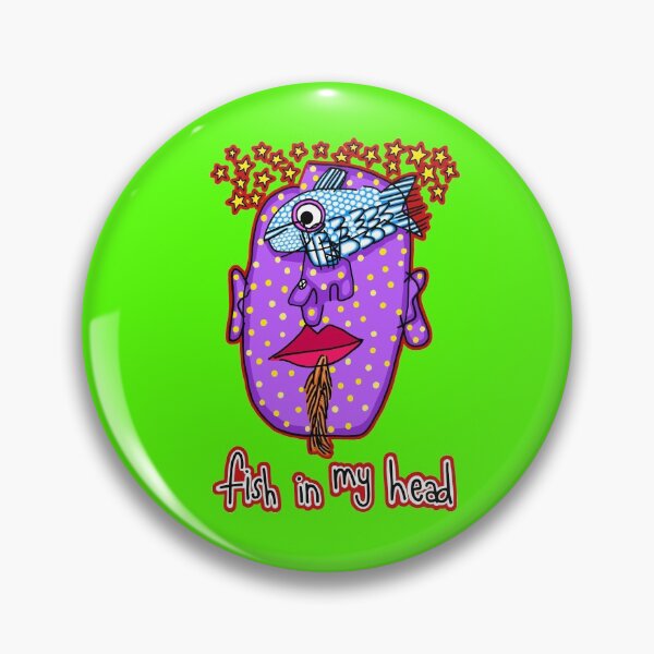 Item preview, Fish In My Head designed and sold by RUNICJOHN.