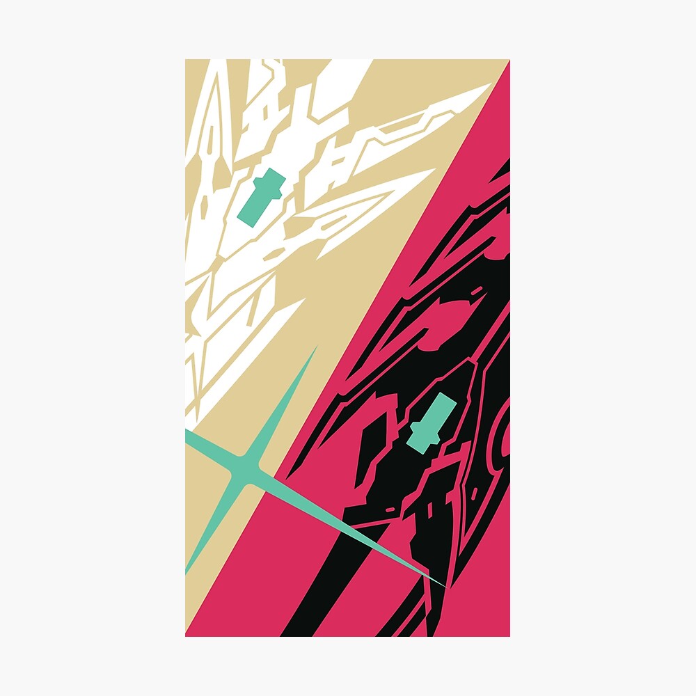 Xenoblade Chronicles 2 Pyra Mythra Sword Wallpaper Poster For Sale By Drmoon Redbubble