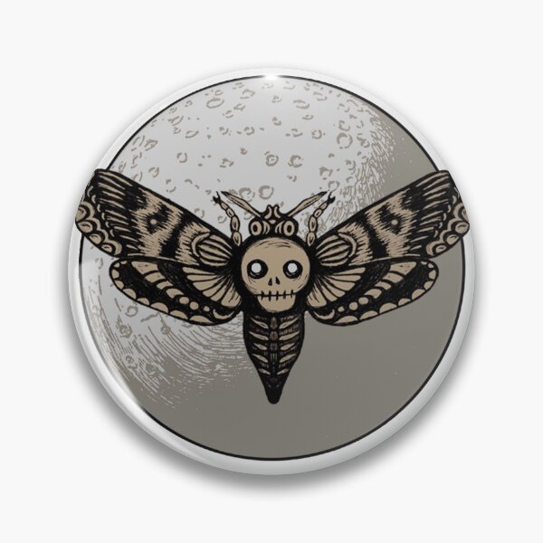 Item preview, Skull Moth Moon designed and sold by earthenwood.