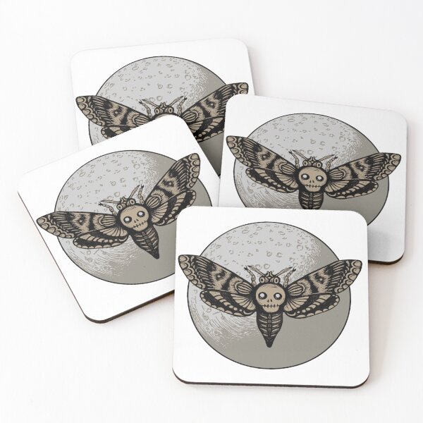 Item preview, Skull Moth Moon designed and sold by earthenwood.
