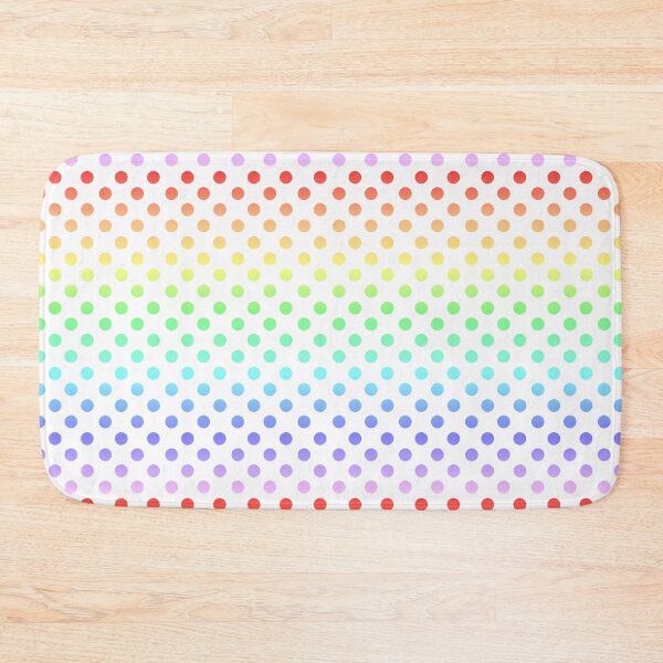 Item preview, Polka Dots - Rainbow Gradient on White designed and sold by TheFrostedDonut.