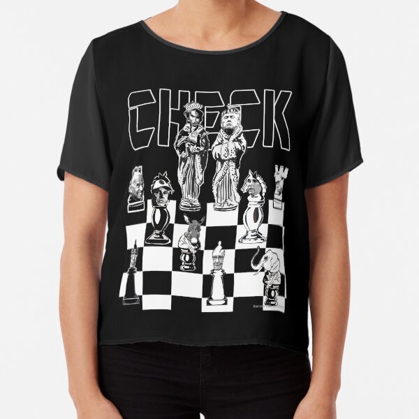 Check Chiffon Top