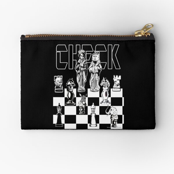 Check Zipper Pouch