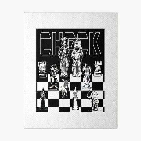 Check Art Board Print