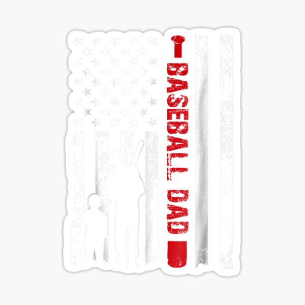 Artikel-Vorschau von Mens Proud Baseball Dad American Flag Sport, designt und verkauft von PetrosAlexo.