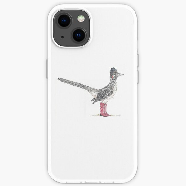 Roadrunner in cowboy boots iPhone Soft Case