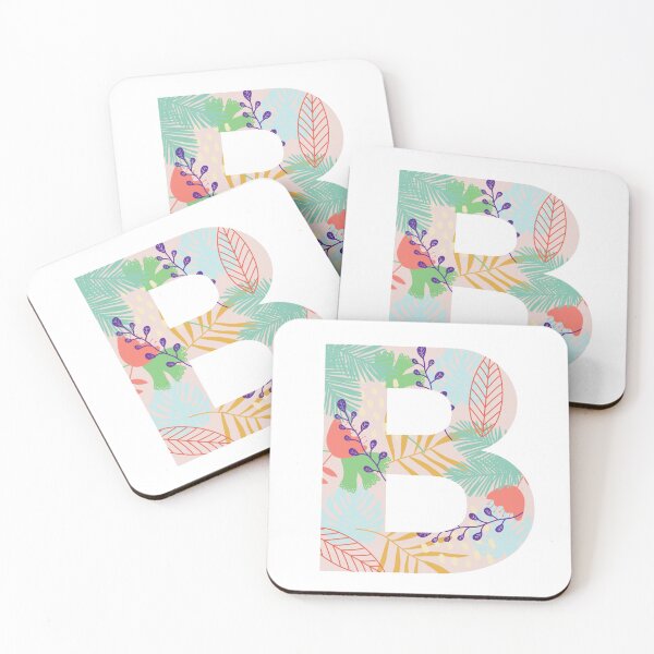 Item preview, Leaves Monogram B designed and sold by rachcorinne.