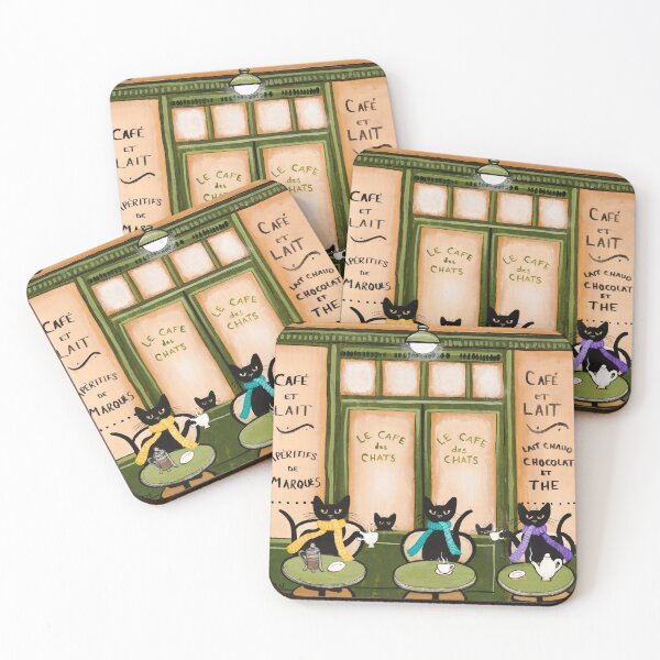 Item preview, Le Cafe des Chats designed and sold by KilkennyCat Art.
