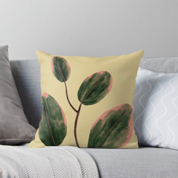 Item preview, Rubber Fig Houseplant Illustration  designed and sold by paintingoctober.