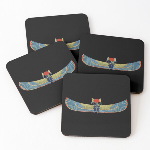 Item preview, Winged scarab Egyptian god Khnum designed and sold by WillowNox7.