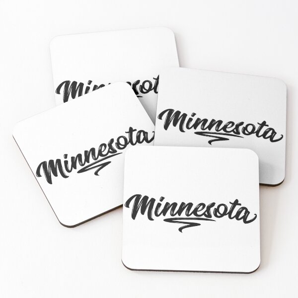 Item preview, Black Minnesota Retro Text designed and sold by sydneyurban.