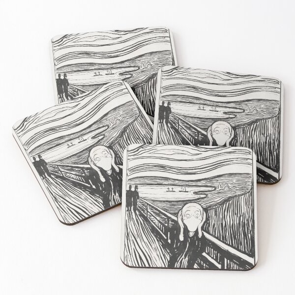 Item preview, The Scream by Edvard Munch during coronavirus pandemic designed and sold by WaveTheMan.