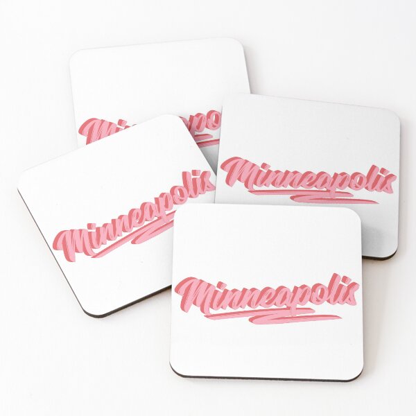 Item preview, Minneapolis Minnesota Pink Retro Text designed and sold by sydneyurban.