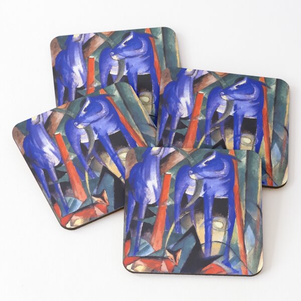 Item preview, Creation of Horses by Franz Marc designed and sold by digitalvintage.