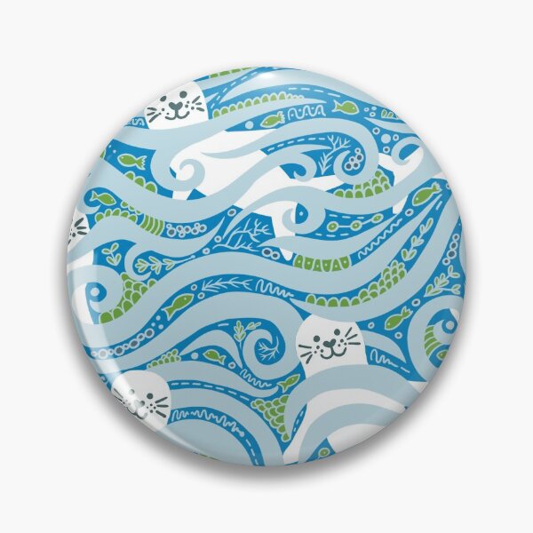 Item preview, Playful seals in the Ocean designed and sold by creativinchi.