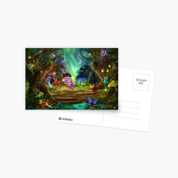 The Dancing Auroras Postcard