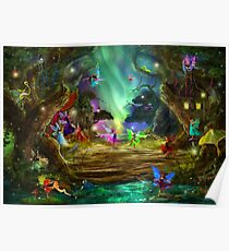 The Dancing Auroras Poster