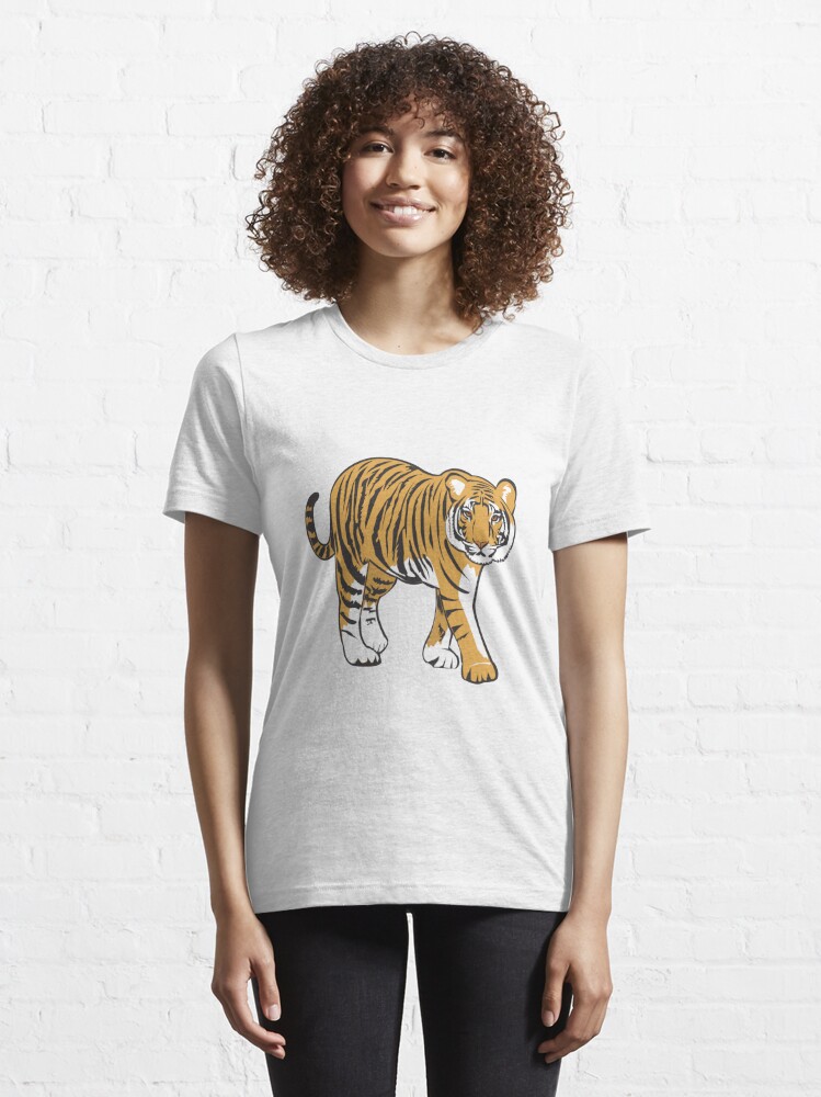 Walking in Nature Bengal Tiger Shirt Heather Gray / XL Unisex