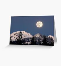 Moon Glow, Whistler Greeting Card