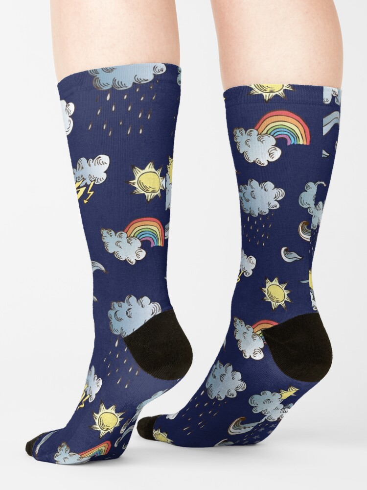 Alternate view of weather symbols Socks