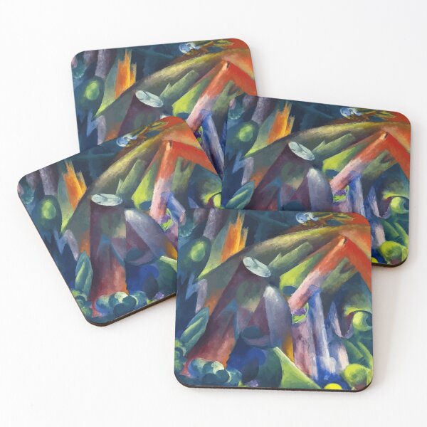 Item preview, Forest Interior with Bird by Franz Marc designed and sold by digitalvintage.
