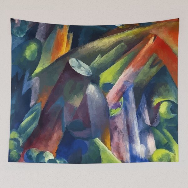 Item preview, Forest Interior with Bird by Franz Marc designed and sold by digitalvintage.