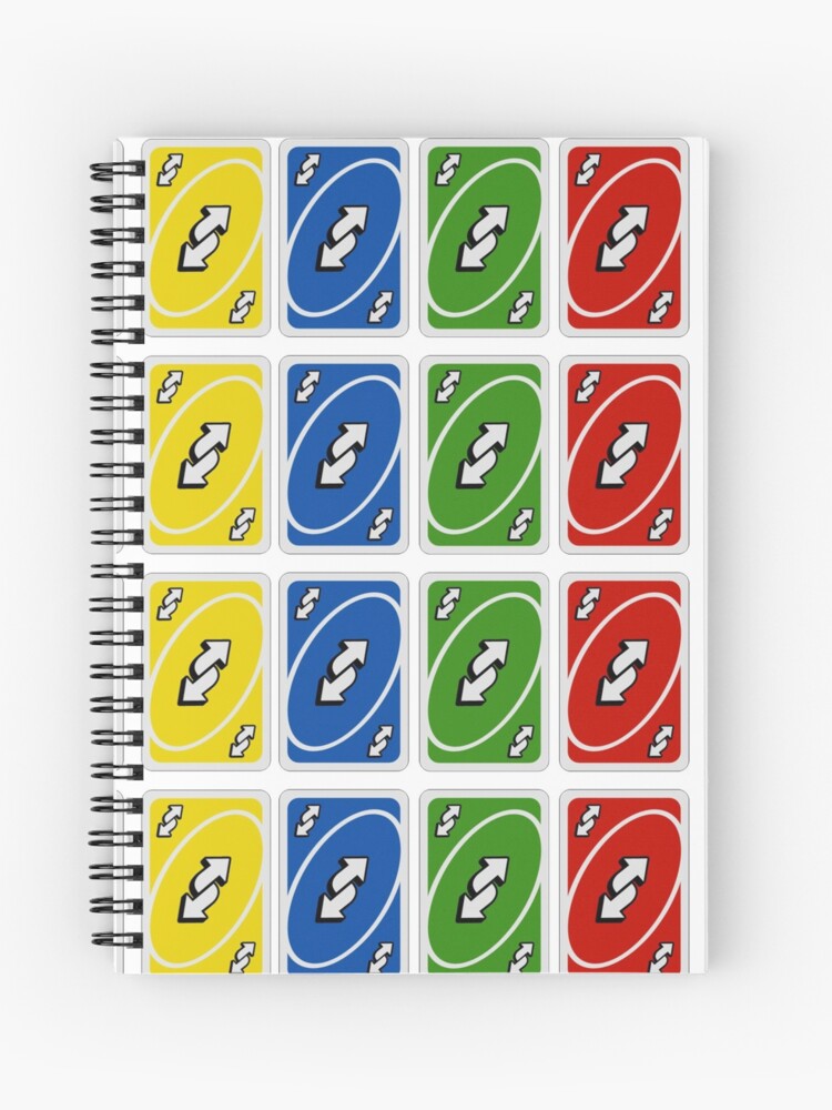 Reverse Uno Cards In All Colors