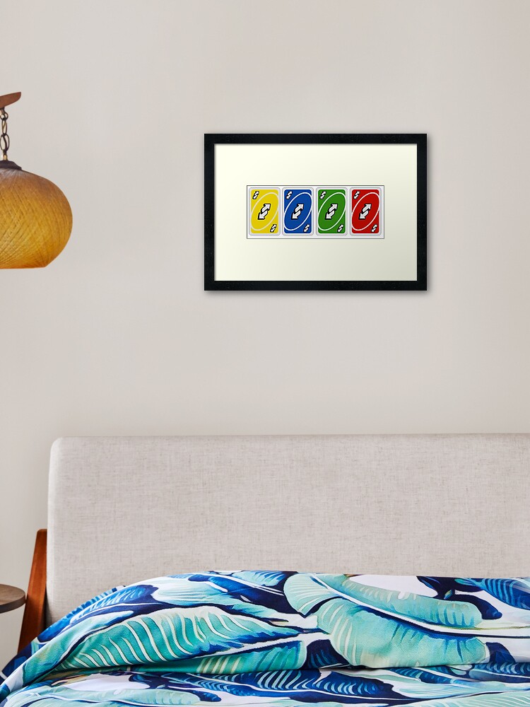 reverse uno cards in all colors Canvas Print for Sale by Ari Lask