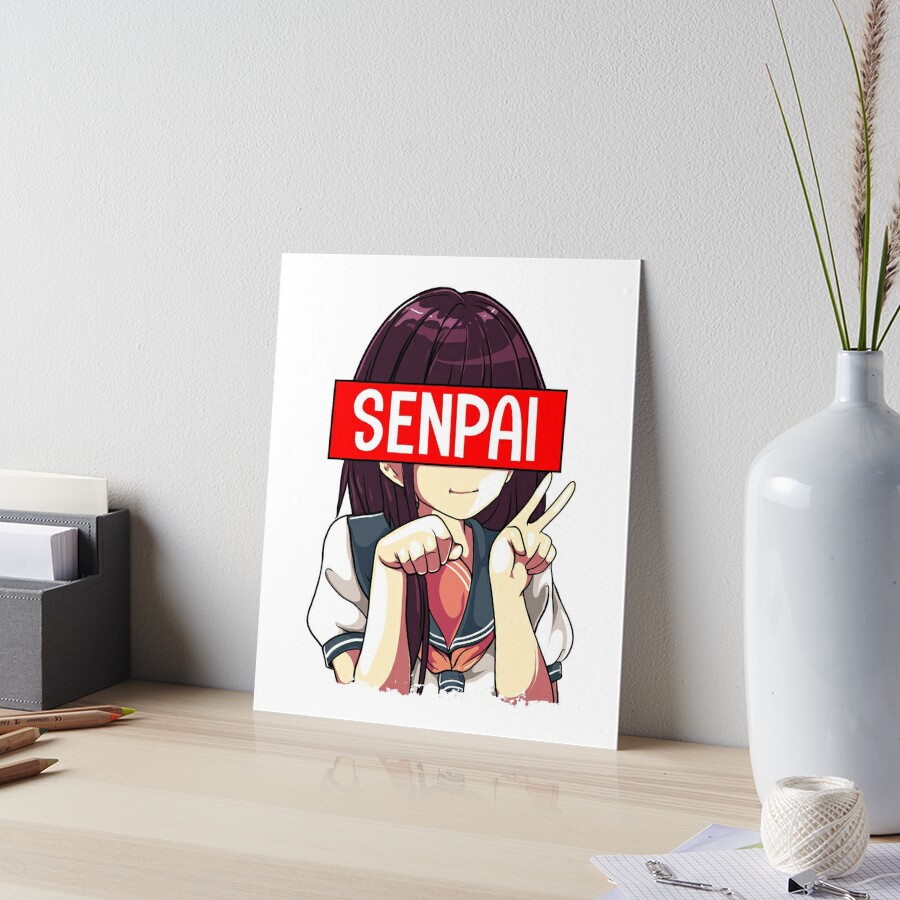 Senpai Anime Girl Japanese Cute Manga Kawaii Digital Art by The