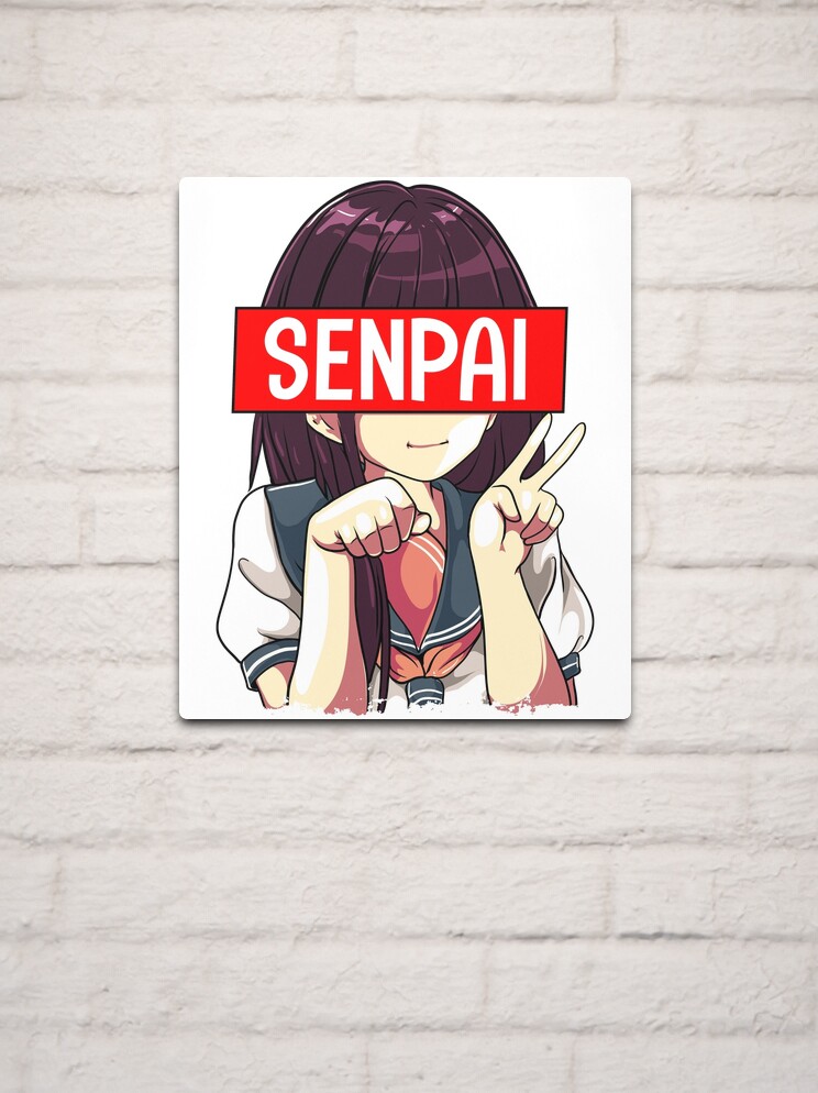 Senpai Anime Girl Japanese Cute Manga Kawaii Digital Art by The