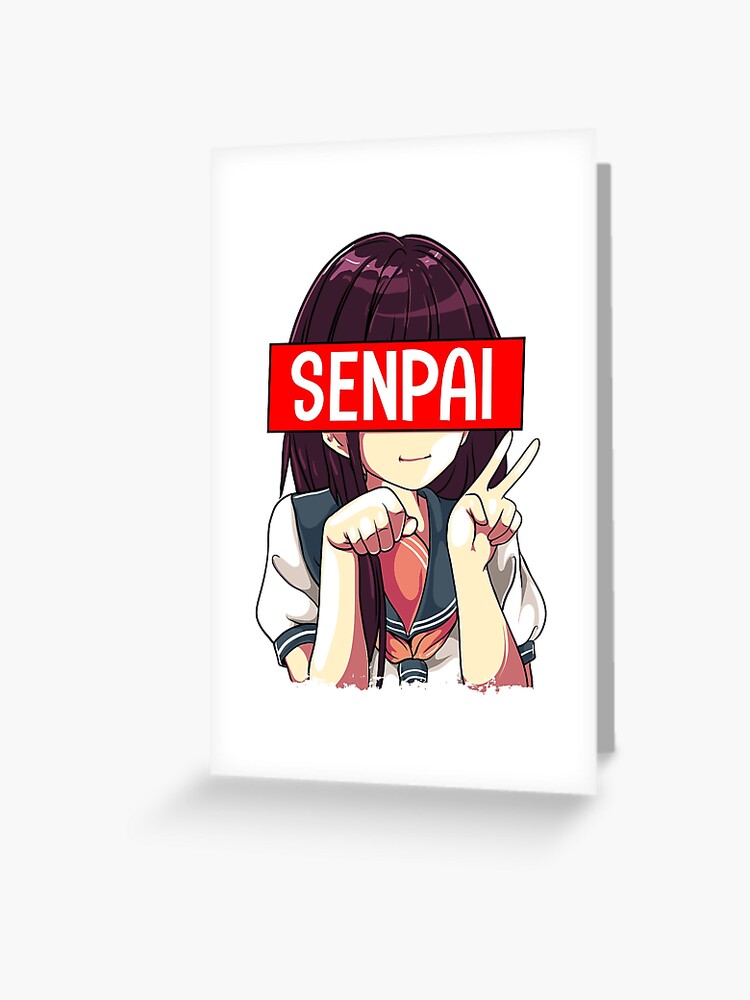 Senpai Anime Girl Japanese Cute Manga Jigsaw Puzzle by The Perfect