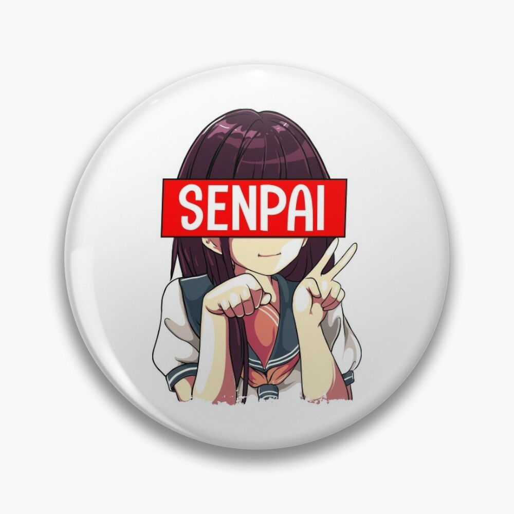 Senpai Anime Girl Japanese Cute Manga Kawaii | Pin