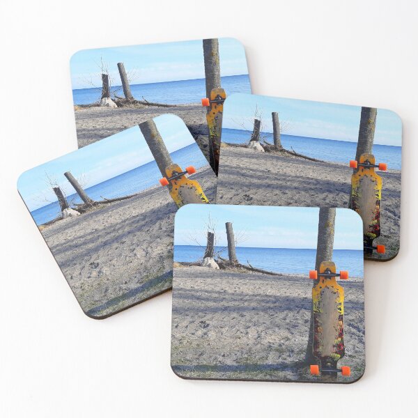 Item preview, Longboard On The Sand Against Lake Ontario - Ajax designed and sold by SeguinM.