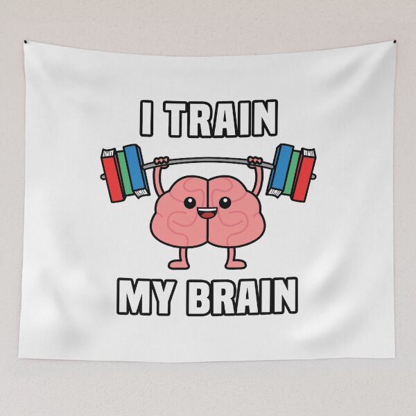 Item preview, I train my brain designed and sold by nmdesigns1.