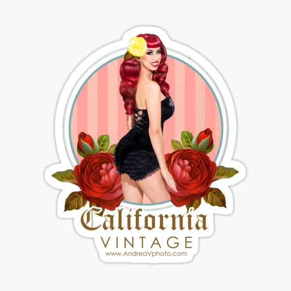 California Vintage Sticker