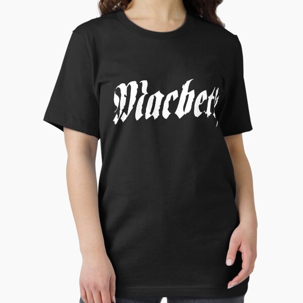 Artikel-Vorschau von Macbeth - Schrift, Weiß, designt und verkauft von artofjoseph.