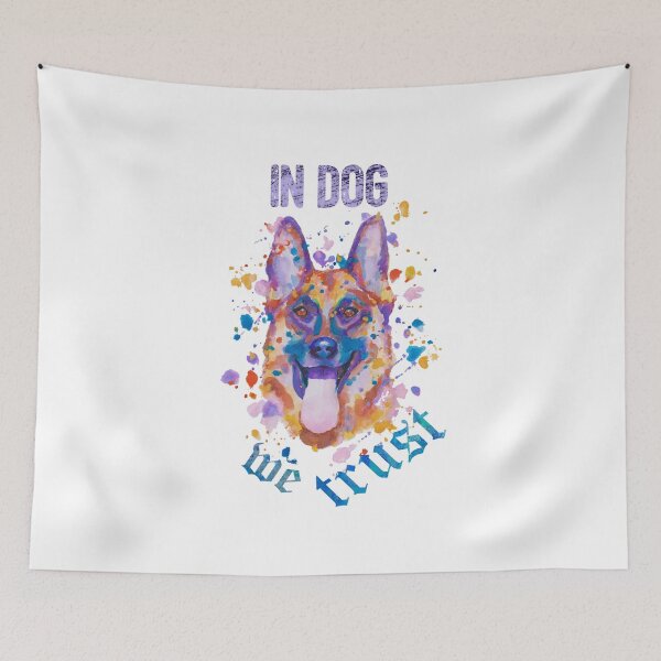 Item preview, German Shepherd - in dog we trust designed and sold by AgniArt.