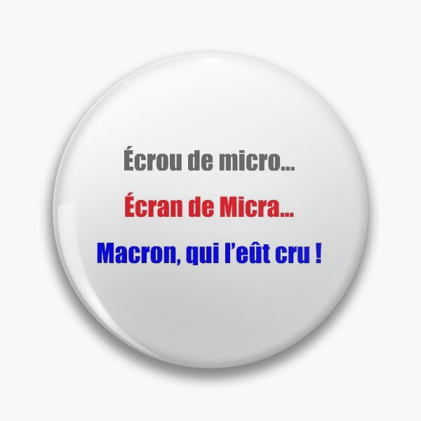 Item preview, Macron, who would have believed it? designed and sold by coolbarda.