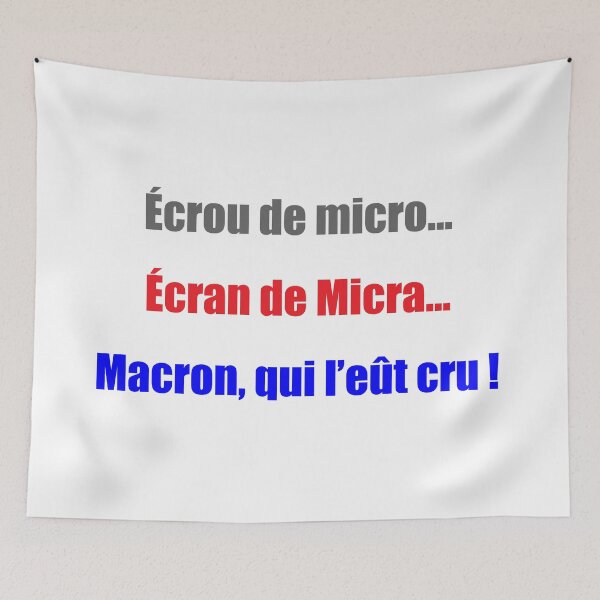 Item preview, Macron, who would have believed it? designed and sold by coolbarda.