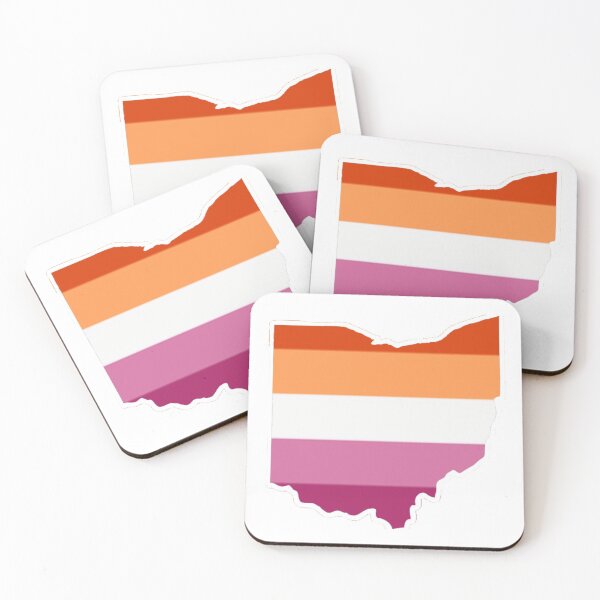 Item preview, Ohio Pride - Lesbian Flag designed and sold by haldoodles18.