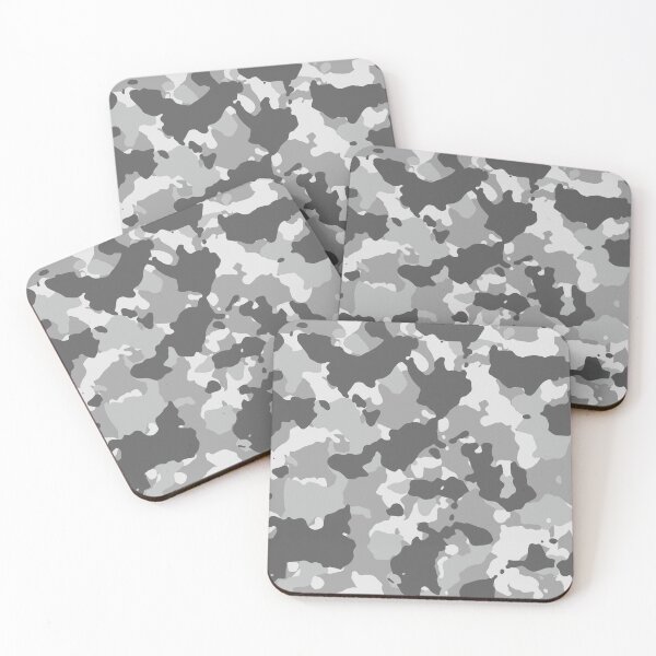 Item preview, Camouflage Camo Army Air force Black White Grey designed and sold by ColorFlowArt.