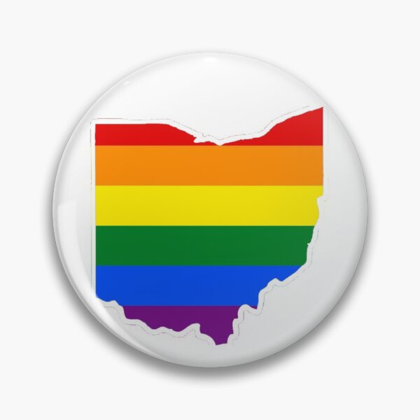 Item preview, Ohio Pride - Rainbow Flag designed and sold by haldoodles18.