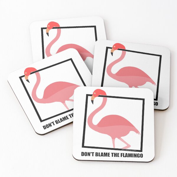 Item preview, DO NOT BLAME THE FLAMINGO designed and sold by Jean Gregory Evans.