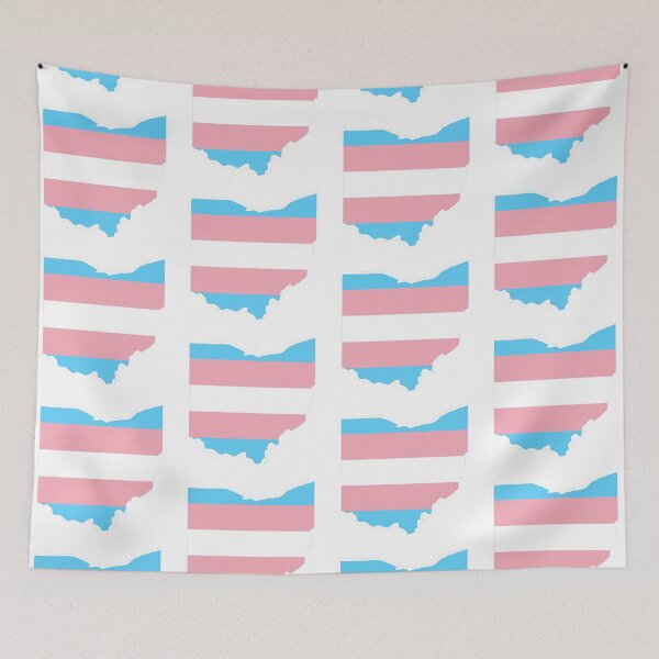 Artikelvorschau, Ohio Pride - Trans Flagge entworfen und verkauft von haldoodles18.