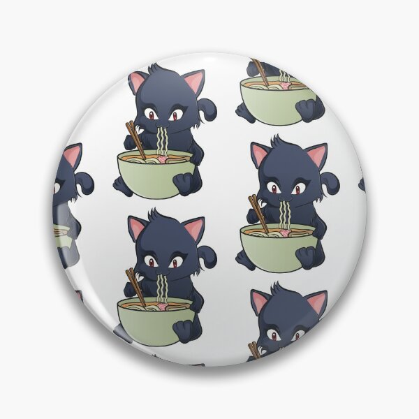 Item preview, Kawaii Cat Ramen Anime Kitty Tile Pattern designed and sold by perfectpresents.