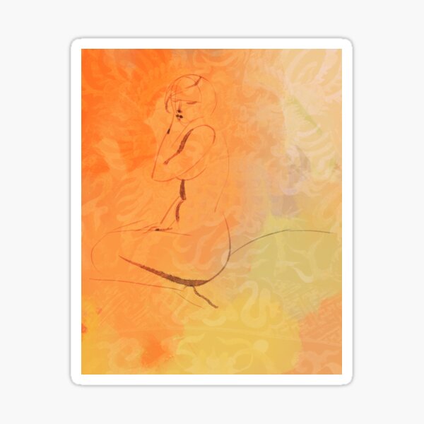 Botanical series: Japanese Gesture Sticker
