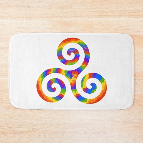 Item preview, Celtic Triskele Colorful Rainbow designed and sold by NYXFN.