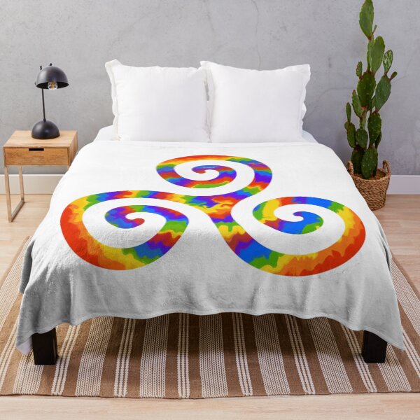 Item preview, Celtic Triskele Colorful Rainbow designed and sold by NYXFN.
